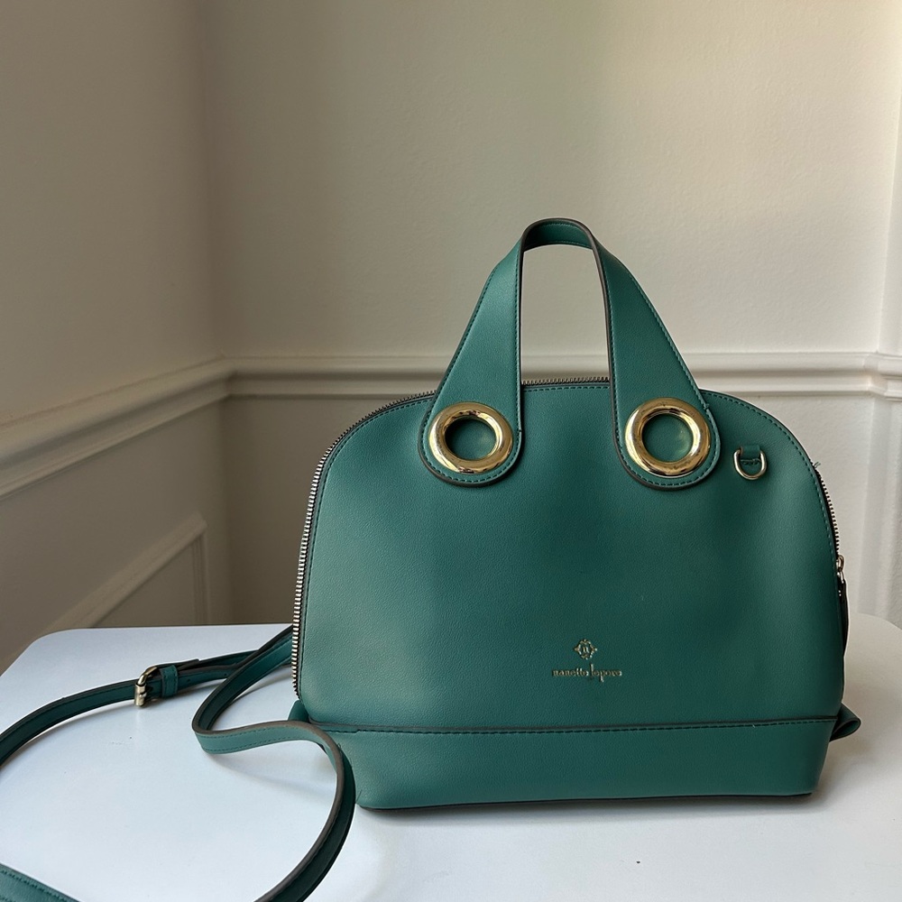 Nanette Lepore Green Handbag, Purse Satchel
